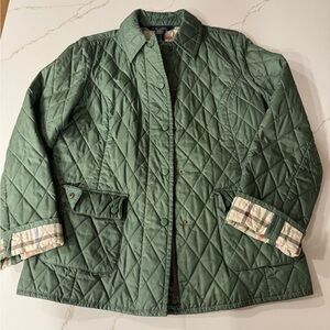 Green Quilted Jacket